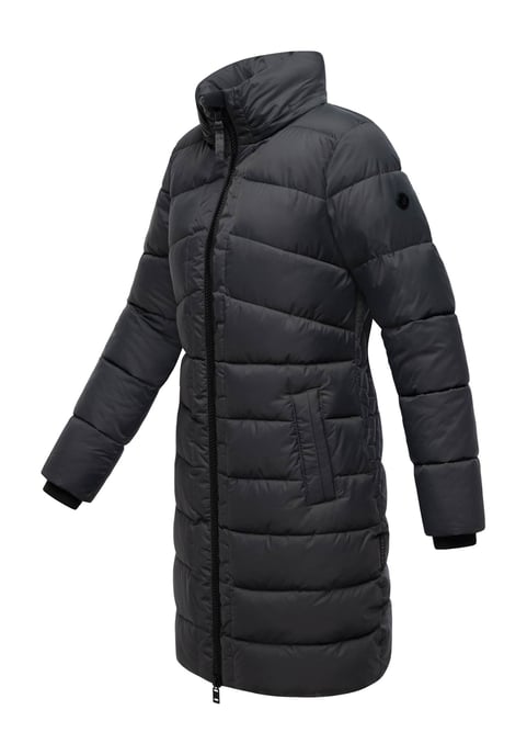 Abrigo de invierno Marikoo Kaltnäschen para mujer con capucha desmontable - Image 2