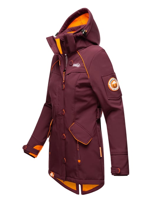 Marikoo chaqueta softshell mujer – Soulinaa, impermeable con capucha desmontable - Image 3