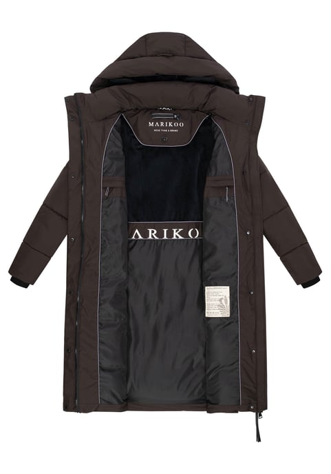 Abrigo acolchado de invierno Marikoo Chumanii XVI para mujer con bolsillos magnéticos - Image 4