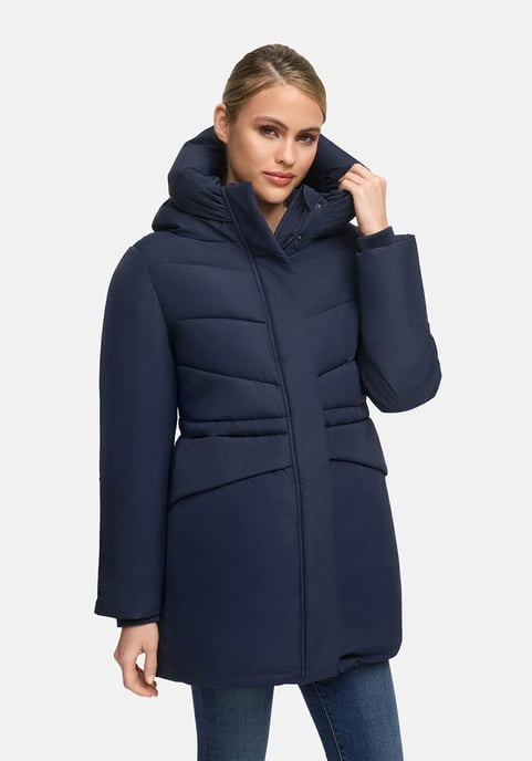 Chaqueta de invierno Marikoo Delilah para mujer con forro polar y cintura ajustable - Image 5