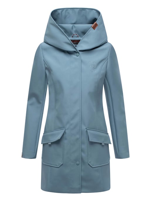 Marikoo chaqueta softshell mujer – Mayleen impermeable con capucha - Image 2