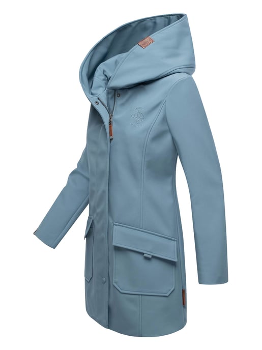 Marikoo chaqueta softshell mujer – Mayleen impermeable con capucha - Image 3