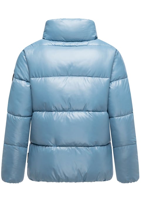 Chaqueta de invierno Marikoo Hazalee para mujer estilo puffer con acabado brillante - Image 3