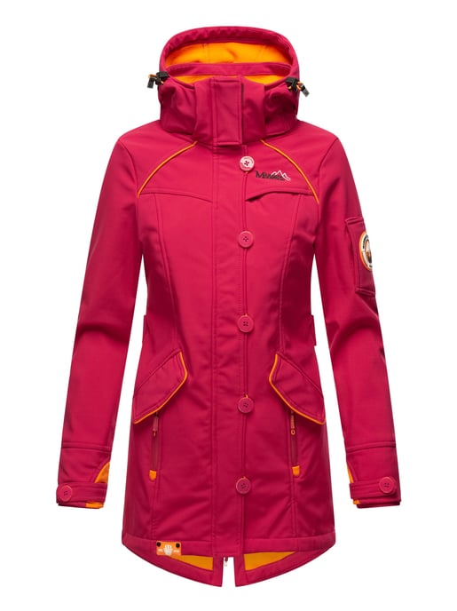 Marikoo chaqueta softshell mujer – Soulinaa, impermeable con capucha desmontable - Image 2