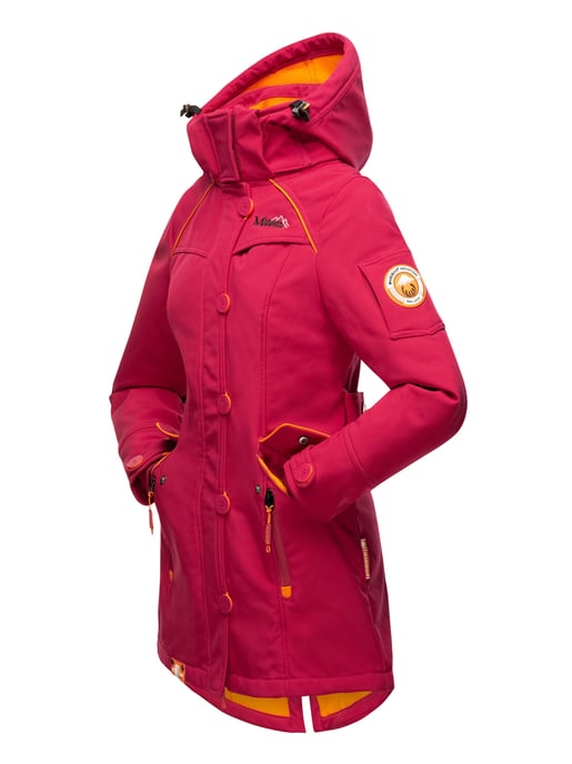 Marikoo chaqueta softshell mujer – Soulinaa, impermeable con capucha desmontable - Image 4
