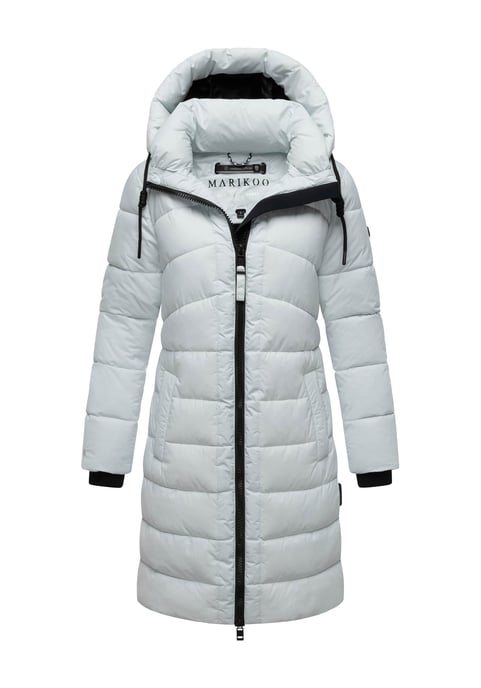 Abrigo de invierno Marikoo Kaltnäschen para mujer con capucha desmontable - Image 1