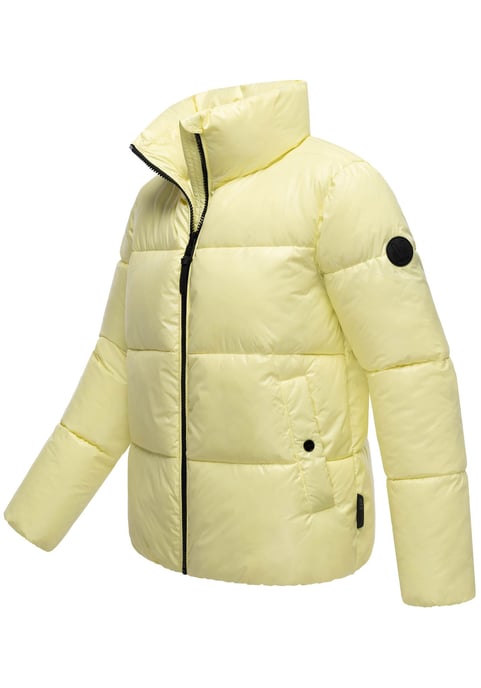 Chaqueta de invierno Marikoo Hazalee para mujer estilo puffer con acabado brillante - Image 2