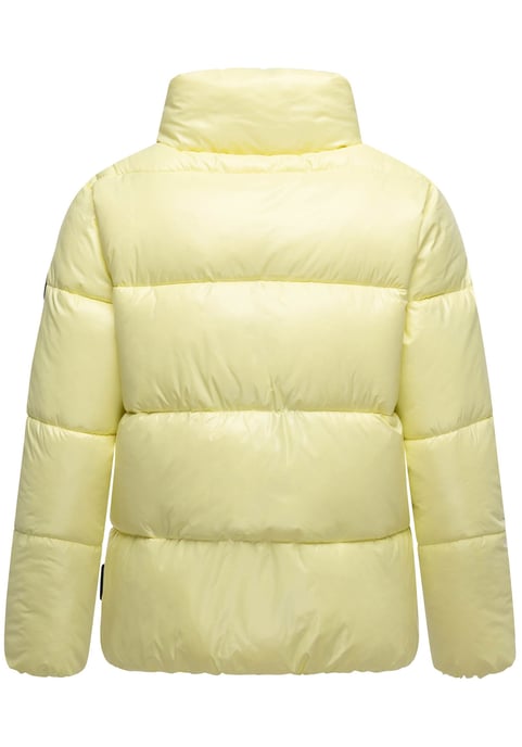 Chaqueta de invierno Marikoo Hazalee para mujer estilo puffer con acabado brillante - Image 3