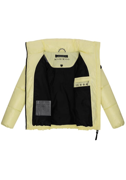 Chaqueta de invierno Marikoo Hazalee para mujer estilo puffer con acabado brillante - Image 4