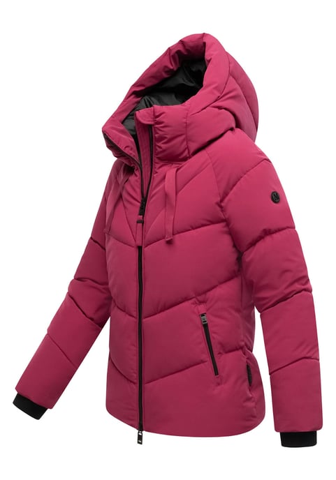 Chaqueta acolchada de invierno Marikoo Kwamee para mujer con capucha y cremallera bidireccional - Image 2
