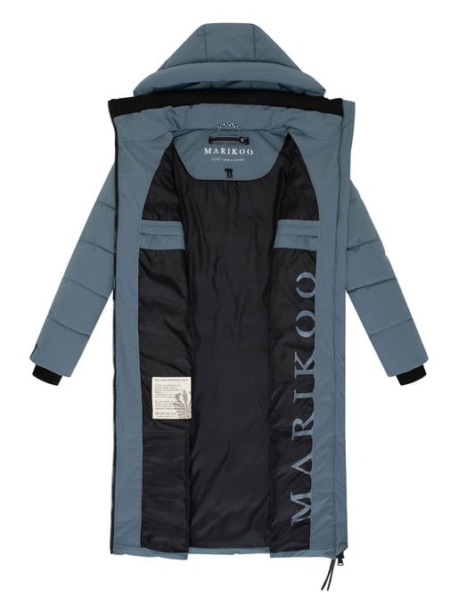 Abrigo acolchado de invierno Marikoo Lanitaa XVI para mujer con capucha desmontable - Image 4