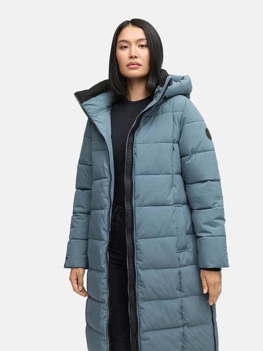 Abrigo acolchado de invierno Marikoo Lanitaa XVI para mujer con capucha desmontable - Image 5