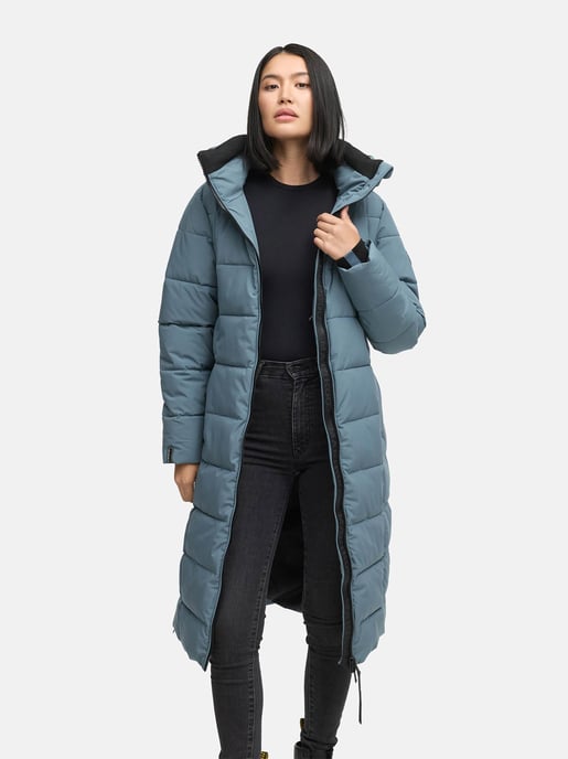 Abrigo acolchado de invierno Marikoo Lanitaa XVI para mujer con capucha desmontable - Image 6