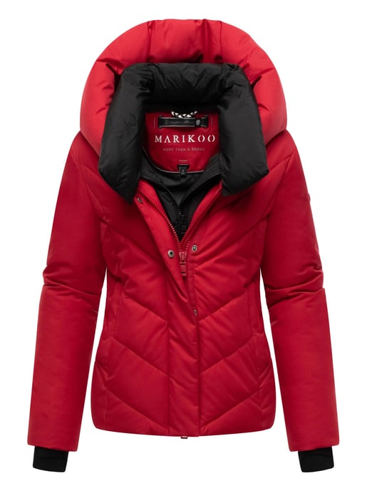 Chaqueta acolchada de invierno Marikoo Nadiraa para mujer con diseño 2 en 1 y capucha - Image 1