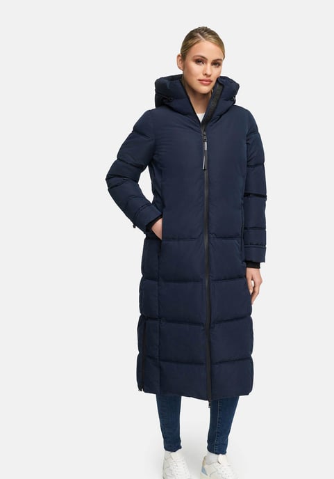 Abrigo acolchado de invierno Marikoo Honiaa XVI para mujer con capucha y bolsillos con cremallera - Image 5