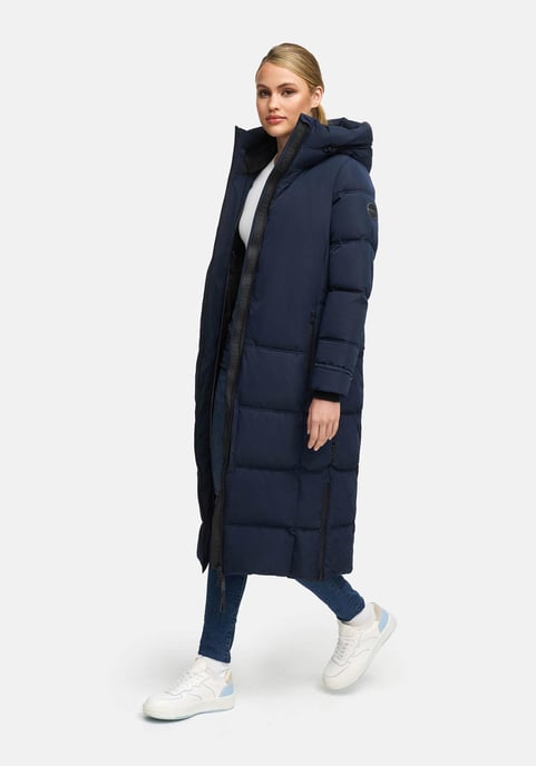 Abrigo acolchado de invierno Marikoo Honiaa XVI para mujer con capucha y bolsillos con cremallera - Image 6