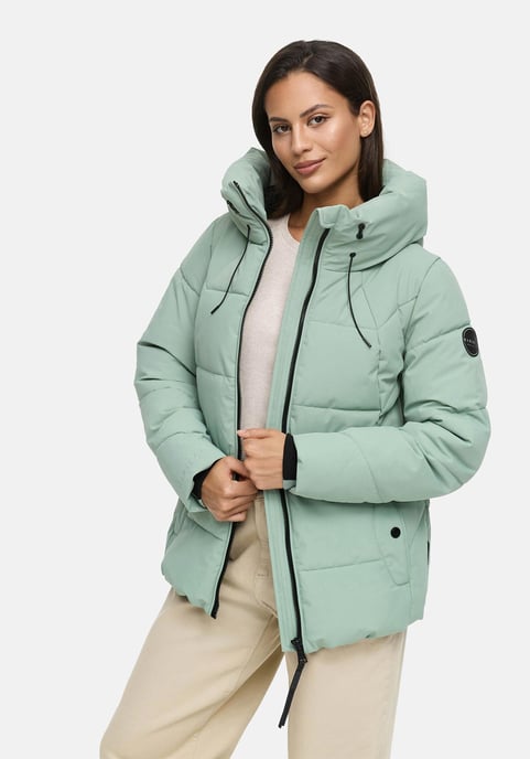Chaqueta acolchada de invierno Marikoo Kuscheltatze XVI para mujer con capucha - Image 6