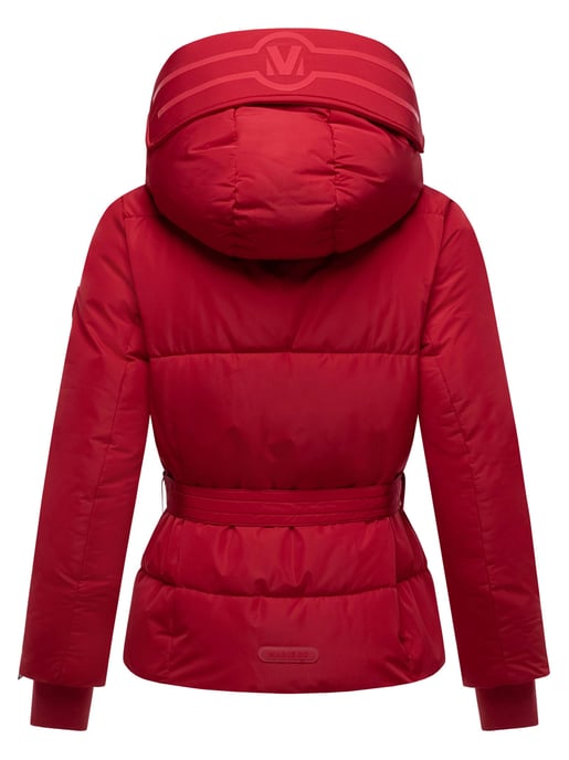Chaqueta acolchada Marikoo Aleyna para mujer con cinturón y cierres magnéticos - Image 3