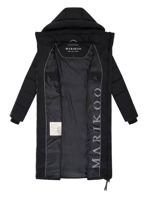 Abrigo acolchado de invierno Marikoo Lanitaa XVI para mujer con capucha desmontable - Image 4