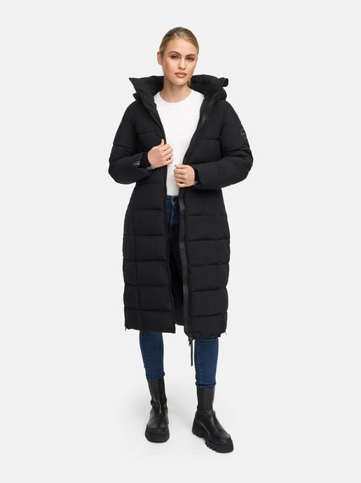 Abrigo acolchado de invierno Marikoo Lanitaa XVI para mujer con capucha desmontable - Image 6