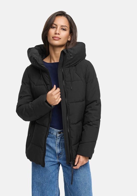 Chaqueta acolchada de invierno Marikoo Kuscheltatze XVI para mujer con capucha - Image 5