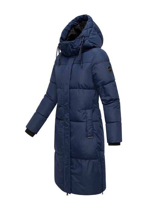 Abrigo acolchado de invierno Marikoo Michikoo para mujer con capucha y bolsillos magnéticos - Image 2