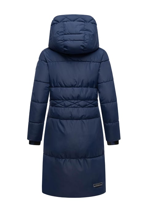 Abrigo acolchado de invierno Marikoo Michikoo para mujer con capucha y bolsillos magnéticos - Image 3