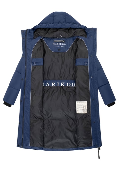 Abrigo acolchado de invierno Marikoo Michikoo para mujer con capucha y bolsillos magnéticos - Image 4