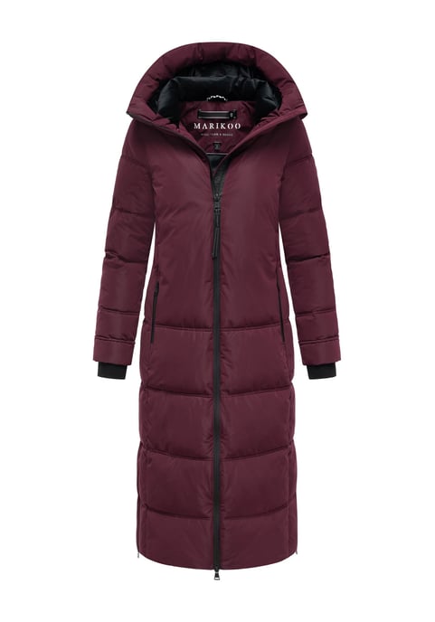 Abrigo acolchado de invierno Marikoo Honiaa XVI para mujer con capucha y bolsillos con cremallera - Image 1