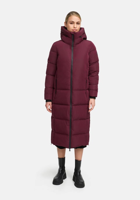 Abrigo acolchado de invierno Marikoo Honiaa XVI para mujer con capucha y bolsillos con cremallera - Image 5