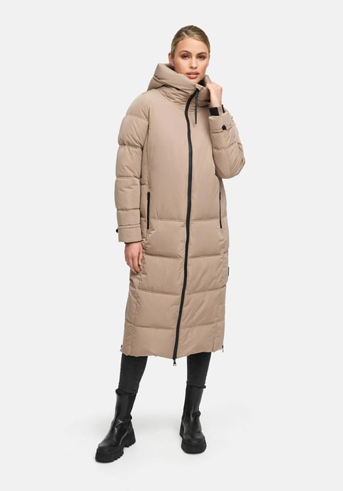 Abrigo acolchado de invierno Marikoo Honiaa XVI para mujer con capucha y bolsillos con cremallera - Image 5
