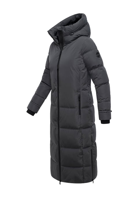 Abrigo acolchado de invierno Marikoo Honiaa XVI para mujer con capucha y bolsillos con cremallera - Image 3