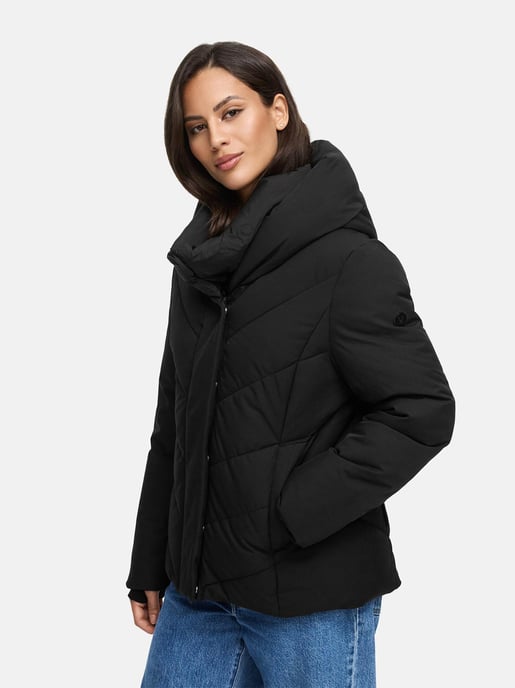 Chaqueta acolchada de invierno Marikoo Nadiraa para mujer con diseño 2 en 1 y capucha - Image 6