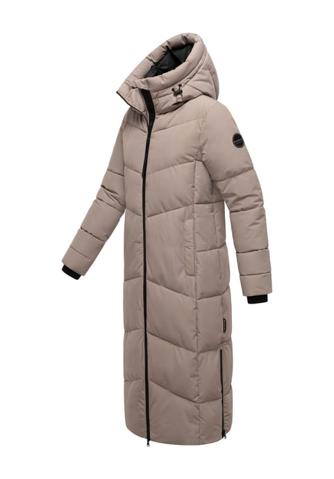 Abrigo acolchado de invierno Marikoo Firella para mujer con capucha y cremallera bidireccional - Image 2