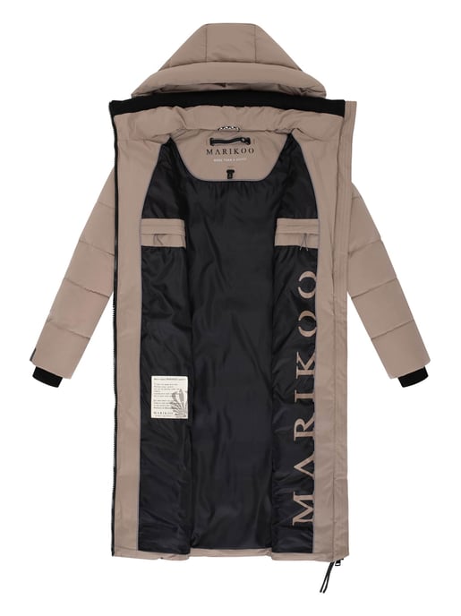 Abrigo acolchado de invierno Marikoo Lanitaa XVI para mujer con capucha desmontable - Image 4