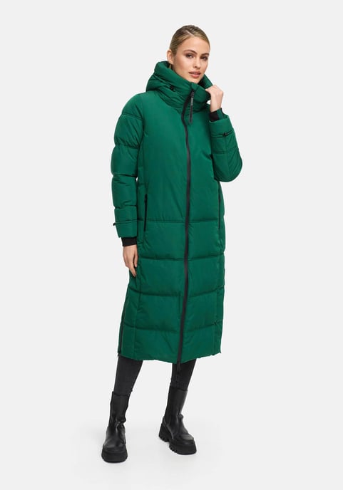 Abrigo acolchado de invierno Marikoo Honiaa XVI para mujer con capucha y bolsillos con cremallera - Image 5