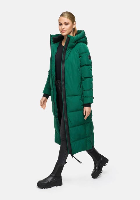 Abrigo acolchado de invierno Marikoo Honiaa XVI para mujer con capucha y bolsillos con cremallera - Image 6