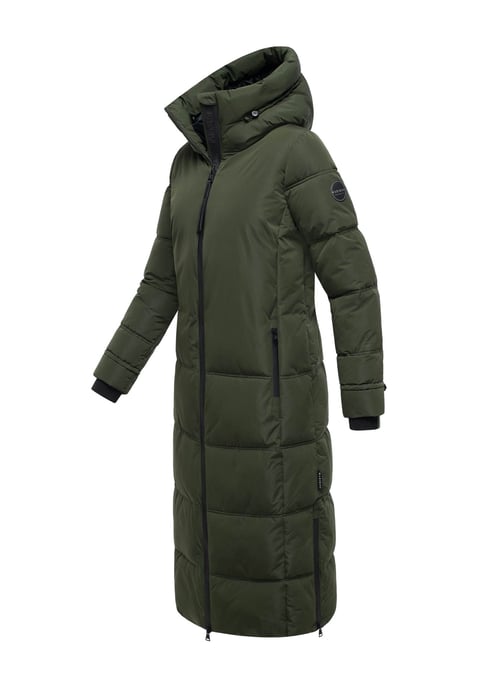 Abrigo acolchado de invierno Marikoo Honiaa XVI para mujer con capucha y bolsillos con cremallera - Image 3