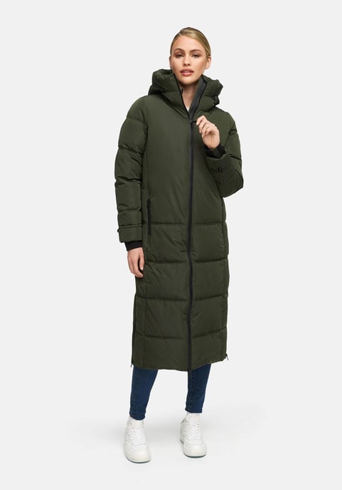 Abrigo acolchado de invierno Marikoo Honiaa XVI para mujer con capucha y bolsillos con cremallera - Image 5