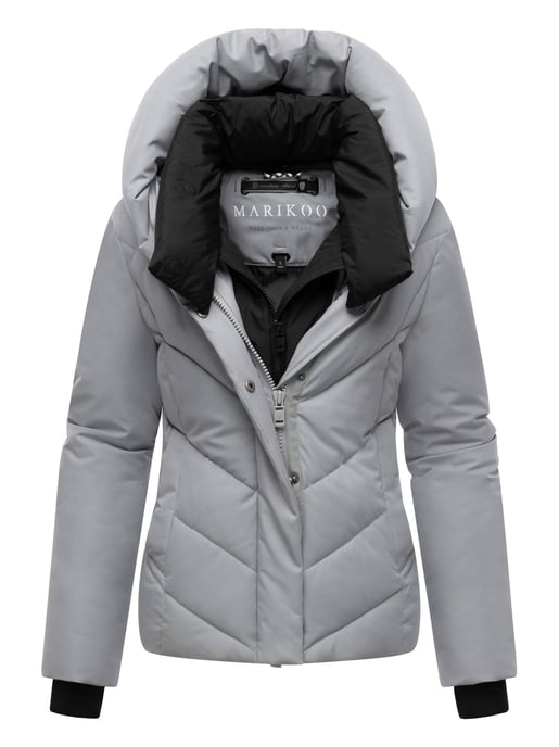 Chaqueta acolchada de invierno Marikoo Nadiraa para mujer con diseño 2 en 1 y capucha - Image 1