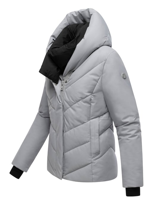 Chaqueta acolchada de invierno Marikoo Nadiraa para mujer con diseño 2 en 1 y capucha - Image 2