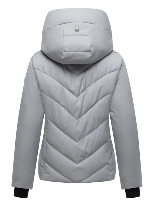 Chaqueta acolchada de invierno Marikoo Nadiraa para mujer con diseño 2 en 1 y capucha - Image 3