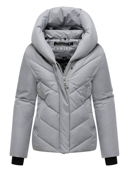 Chaqueta acolchada de invierno Marikoo Nadiraa para mujer con diseño 2 en 1 y capucha - Image 4