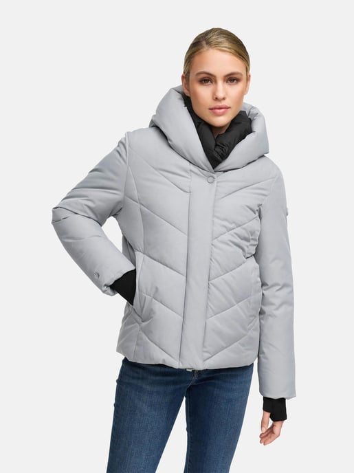 Chaqueta acolchada de invierno Marikoo Nadiraa para mujer con diseño 2 en 1 y capucha - Image 6