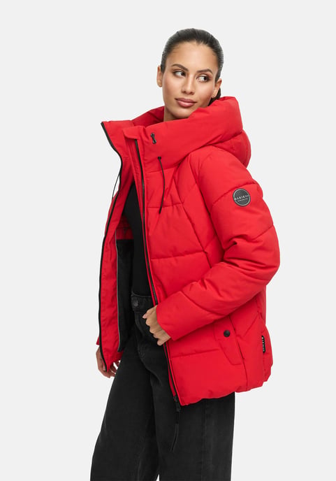 Chaqueta acolchada de invierno Marikoo Kuscheltatze XVI para mujer con capucha - Image 6