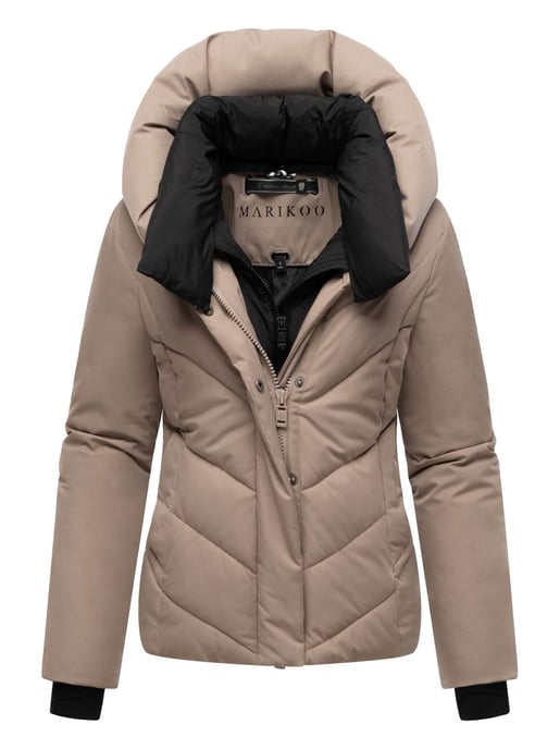 Chaqueta acolchada de invierno Marikoo Nadiraa para mujer con diseño 2 en 1 y capucha - Image 1