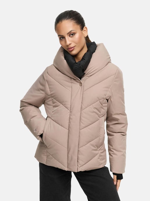 Chaqueta acolchada de invierno Marikoo Nadiraa para mujer con diseño 2 en 1 y capucha - Image 5