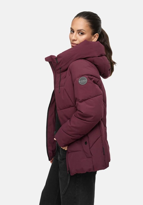 Chaqueta acolchada de invierno Marikoo Kuscheltatze XVI para mujer con capucha - Image 6