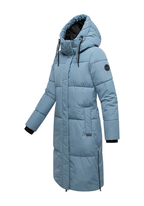 Abrigo acolchado de invierno Marikoo Michikoo para mujer con capucha y bolsillos magnéticos - Image 2