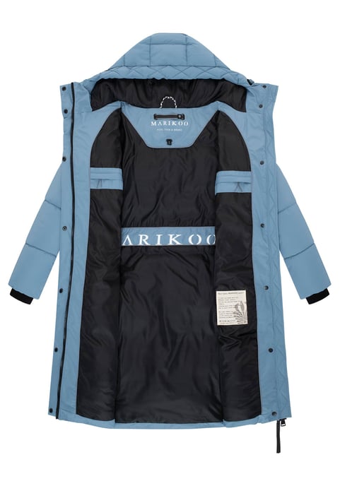 Abrigo acolchado de invierno Marikoo Michikoo para mujer con capucha y bolsillos magnéticos - Image 4